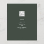 3RD誕生日フォトコラージュ招待状ボーイガールミックスミックス チラシ (裏面)