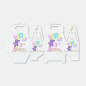 3rd誕生日プリンセスベアカスタム フェイバーボックス (折り畳みなし)