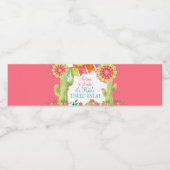 3rd誕生日レッツフィエスタサボランバーガールパーティー ペットボトルラベル (シングルラベル)