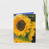 3rd Anniversary Sunflower カード (正面)