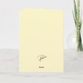 3rd Birthday 5 Picture Yellow Gold Pink Hearts カード (裏面)