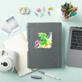 3rd Birthday. Dinosaur Design. My third birthday.  シール (iPadカバー)