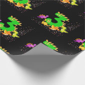 3rd Birthday. Dinosaur Design. My third birthday.  ラッピングペーパー (角)