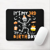 3rd birthday kids funny skeleton 3rd boo day マウスパッド (マウス)