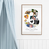 3rd Birthday Photo Collage Poster Keepsake ポスター