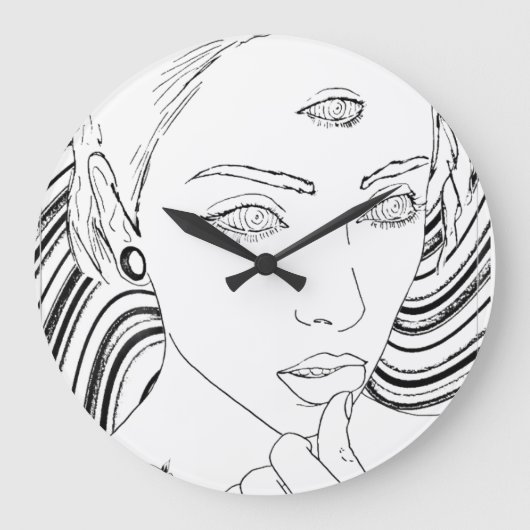 3rd Eye Wall Clock ラージ壁時計 (正面)