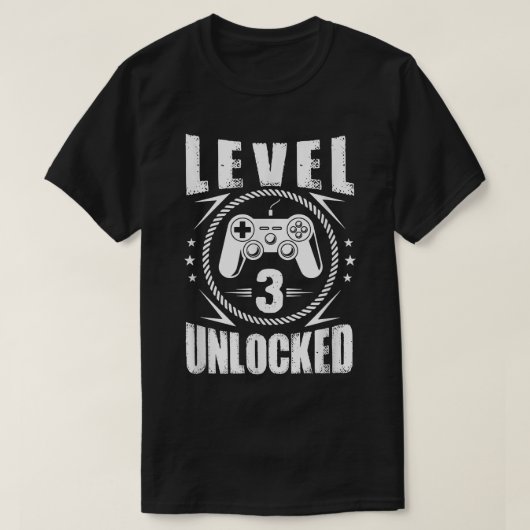 3rd Grade Back To School Level Unlocked Kids T-Shi Tシャツ (デザイン正面)