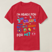 3rd Grade Back to School Third Grade 1st Day of Sc Tシャツ (デザイン正面)