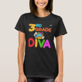 3rd Grade Diva First Day of School Tシャツ (正面)