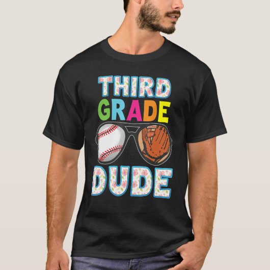3rd Grade Dude Back To School Third Student Kid Ba Tシャツ (正面)