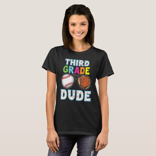 3rd Grade Dude Back To School Third Student Kid Ba Tシャツ (正面フル)