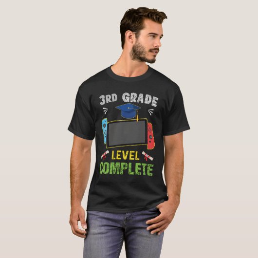 3rd grade Level Complete Graduation Gaming Class Tシャツ (正面フル)