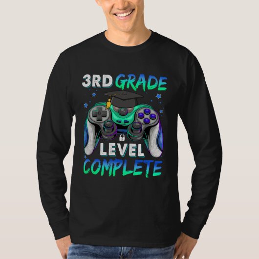 3rd Grade Level Complete Happy Last Day Of School  Tシャツ (正面)
