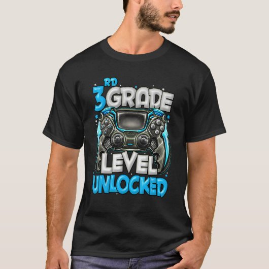 3rd Grade Level Unlocked Game On 3rd Grade Back To Tシャツ (正面)