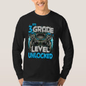 3rd Grade Level Unlocked Game On 3rd Grade Back To Tシャツ (正面)