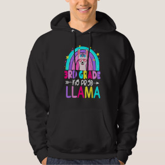 3rd Grade No Prob Llama Rainbow Back To School Tea パーカ