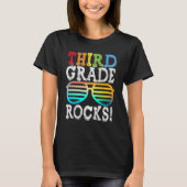 3rd Grade Rocks Third Grade Squad Back To School T Tシャツ (正面)