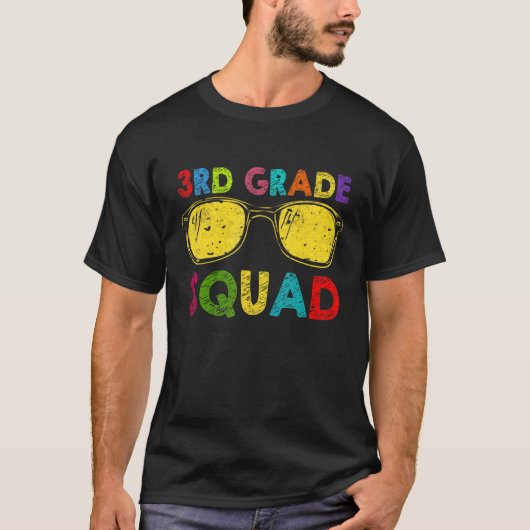 3rd Grade Squad Back To School Third Grade Teacher Tシャツ (正面)