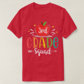 3rd Grade Squad Funny Back To School Teachers Stud Tシャツ (デザイン正面)