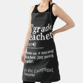 3rd Grade Teacher Funny Third Grade Teachers Gifts エプロン (インサイチュ)