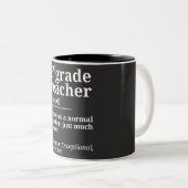 3rd Grade Teacher Funny Third Grade Teachers Gifts ツートーンマグカップ (正面右)