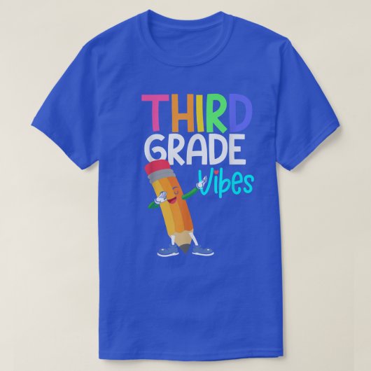 3rd Grade Vibes Student Teacher Back To School Boy Tシャツ (デザイン正面)