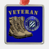 3rd ID Infantry Division Christmas メタルオーナメント (正面)