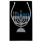 3rd night ofハヌカーグリッター小抱き枕 スモールペーパーバッグ (裏面)