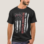 3rd Ranger Battalion Veteran USA Flag Veterans Day Tシャツ (正面)