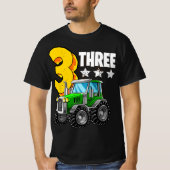 3rd Tractor Birthday Party Farm Educational 3 Year Tシャツ (正面)
