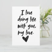 3rd wedding anniversary カード (スタンド正面)