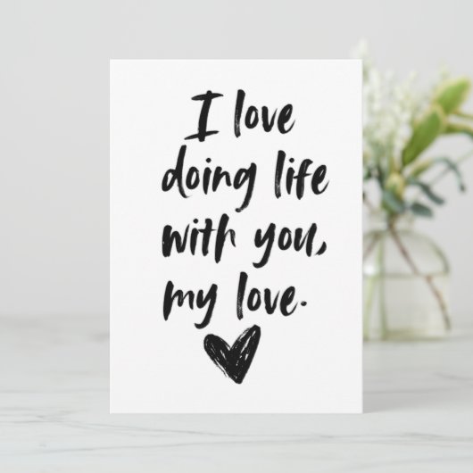 3rd wedding anniversary カード (スタンド正面)