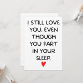 3rd wedding anniversary カード (正面/裏面インサイチュ)