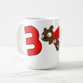 3Sによってすごいリスのマグ コーヒーマグカップ (正面左)