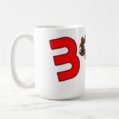 3Sによってすごいリスのマグ コーヒーマグカップ (左)