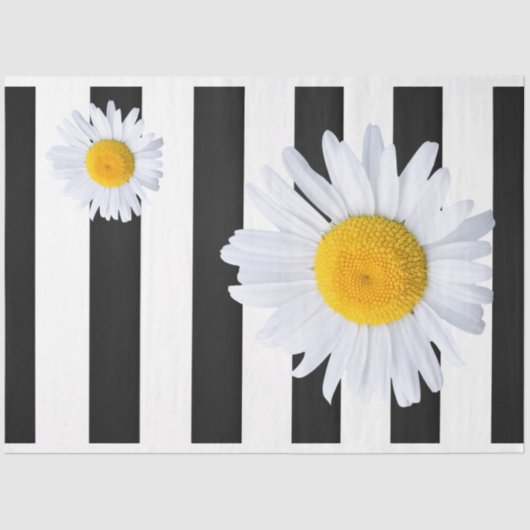 3Sデイジーフラワーデカップージティッシュペーパー 薄葉紙 (正面)