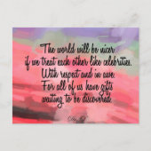 3sqMealsはがき ポストカード (正面)