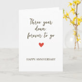 3st Anniversary – Three Year Down Forever to Go カード (黄色い花)
