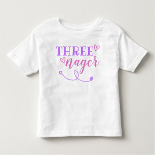 3T誕生日(3T) トドラーTシャツ