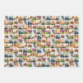 3xシート10写真テンプレートホワイトラッピング紙 ラッピングペーパーシート (正面3)