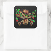 3x3インチステッカー スクエアシール (バッグ)