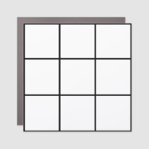 3x3磁気グリッドマップカーマグネット