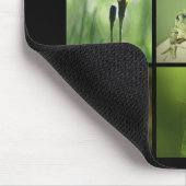 3x3緑の自然の写真のマウスパッド マウスパッド (コーナー)