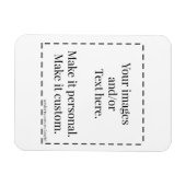 3x4インチマグネットカスタマイズ対応 マグネット (横)