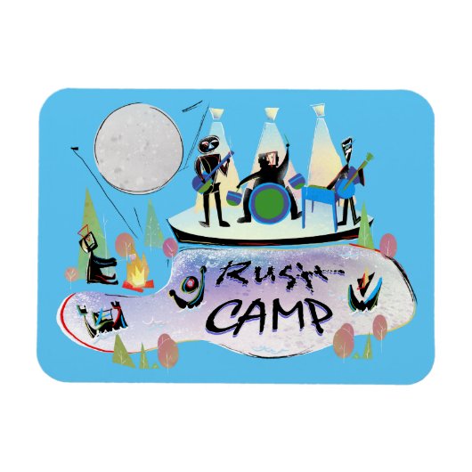 3x4フリグマグネットRushCamp! マグネット (横)