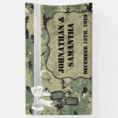 3'x5'バナパーソナライズされたー海軍タイプIII 3デジタル 横断幕 (縦)