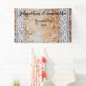 3'x5'バナーのカントリーバパーソナライズされたーンウッドレース 横断幕 (インサイチュ)