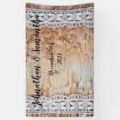 3'x5'バナーのカントリーバパーソナライズされたーンウッドレース 横断幕 (縦)