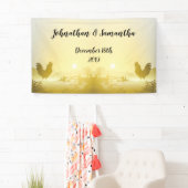 3'x5'バナーサニパーソナライズされたーモーニングファーム数 横断幕 (インサイチュ)