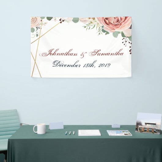 3'x5'バナージオメパーソナライズされたトリックガーデンバラ 横断幕 (トレードショー)